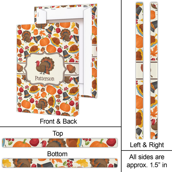 Traditional Thanksgiving 20x30 - Canvas Print - Approval