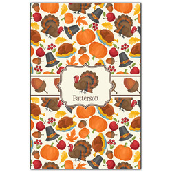Traditional Thanksgiving Wood Print - 20x30 (Personalized)