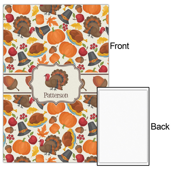 Traditional Thanksgiving 24x36 - Matte Poster - Front & Back