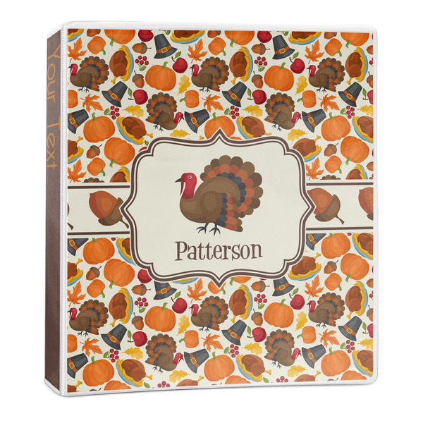 Custom Traditional Thanksgiving 3-Ring Binder - 1 inch (Personalized)