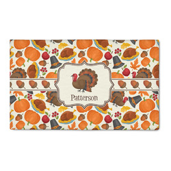 Traditional Thanksgiving 3' x 5' Patio Rug (Personalized)