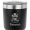 Traditional Thanksgiving 30 oz Stainless Steel Ringneck Tumbler - Black - CLOSE UP