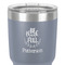Traditional Thanksgiving 30 oz Stainless Steel Ringneck Tumbler - Grey - Close Up