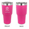 Traditional Thanksgiving 30 oz Stainless Steel Ringneck Tumblers - Pink - Single Sided - APPROVAL