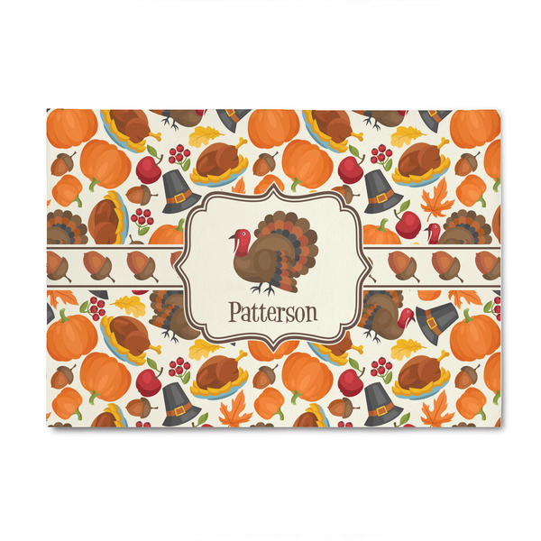 Custom Traditional Thanksgiving 4' x 6' Patio Rug (Personalized)