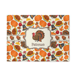 Traditional Thanksgiving 5' x 7' Patio Rug (Personalized)