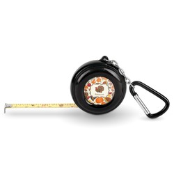 Traditional Thanksgiving Pocket Tape Measure - 6 Ft w/ Carabiner Clip (Personalized)
