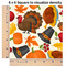 Traditional Thanksgiving 6x6 Swatch of Fabric