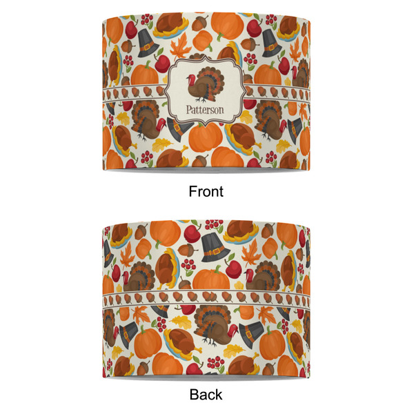 Traditional Thanksgiving 8" Drum Lampshade - APPROVAL (Fabric)