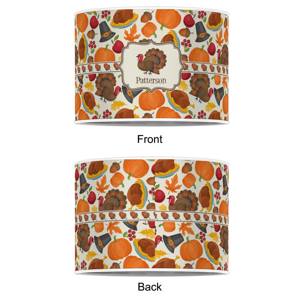 Traditional Thanksgiving 8" Drum Lampshade - APPROVAL (Poly Film)