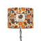 Traditional Thanksgiving 8" Drum Lampshade - ON STAND (Fabric)