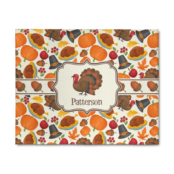 Custom Traditional Thanksgiving 8' x 10' Patio Rug (Personalized)
