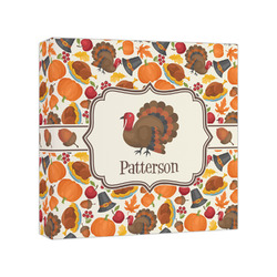 Traditional Thanksgiving Canvas Print - 8x8 (Personalized)