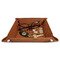 Traditional Thanksgiving 9" x 9" Leatherette Snap Up Tray - STYLED