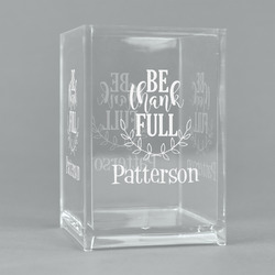 Traditional Thanksgiving Acrylic Pen Holder (Personalized)
