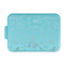 Traditional Thanksgiving Aluminum Baking Pan - Teal Lid - FRONT