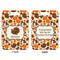 Traditional Thanksgiving Aluminum Luggage Tag (Front + Back)