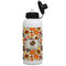Traditional Thanksgiving Aluminum Water Bottle - White Front