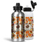 Traditional Thanksgiving Aluminum Water Bottles - MAIN (white &silver)