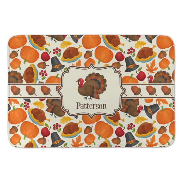 Custom Traditional Thanksgiving Anti-Fatigue Kitchen Mat (Personalized)