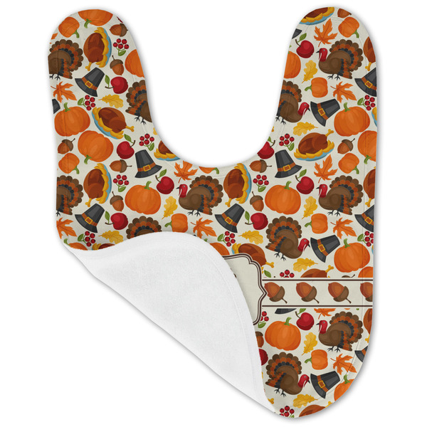 Traditional Thanksgiving Baby Bib - AFT folded
