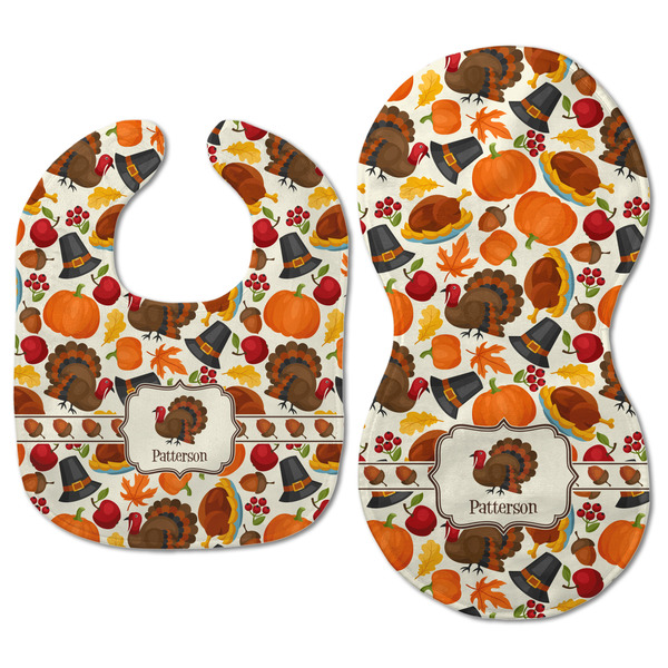 Traditional Thanksgiving Baby Bib & Burp Set - Approval (new bib & burp)