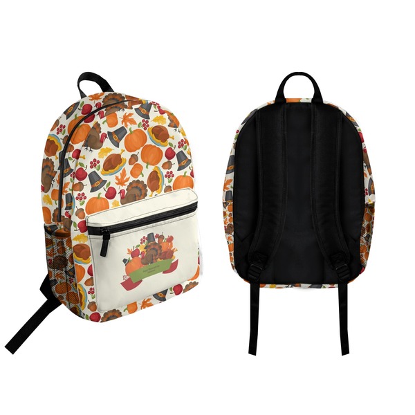 Traditional Thanksgiving Backpack front and back - Apvl
