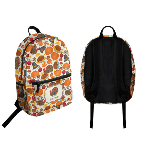 Traditional Thanksgiving Backpack front and back - Apvl