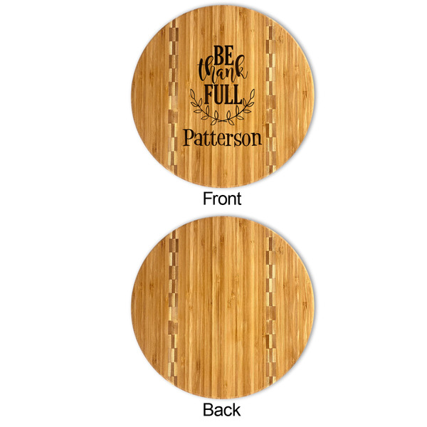 Traditional Thanksgiving Bamboo Cutting Boards - APPROVAL
