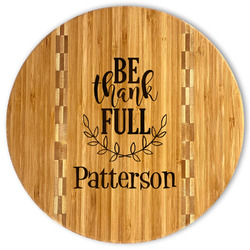 Traditional Thanksgiving Bamboo Cutting Board (Personalized)