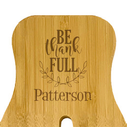 Traditional Thanksgiving Bamboo Salad Mixing Hand (Personalized)