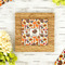 Traditional Thanksgiving Bamboo Trivet with 6" Tile - LIFESTYLE