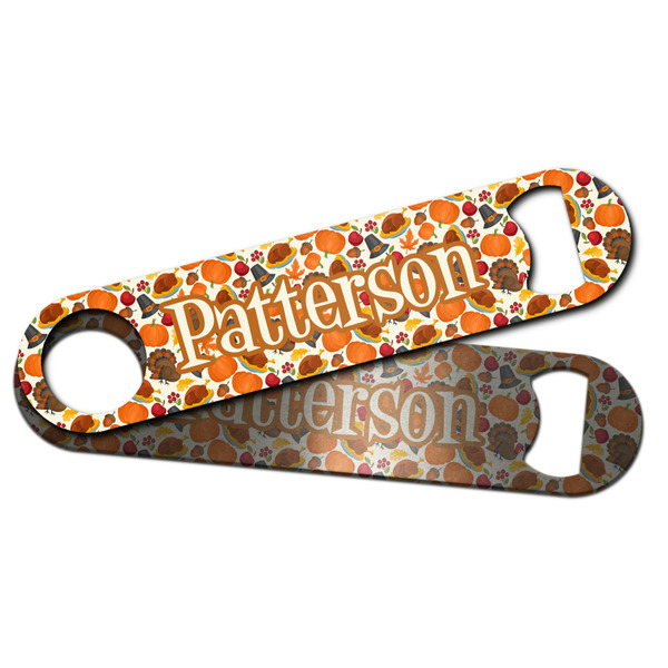 Traditional Thanksgiving Bar Bottle Opener - Main