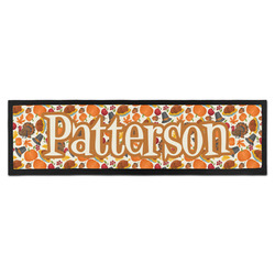 Traditional Thanksgiving Bar Mat - Large (Personalized)