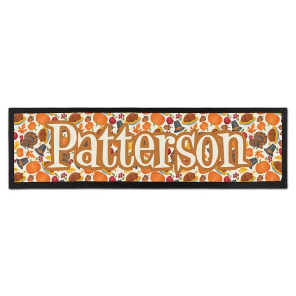 Custom Traditional Thanksgiving Bar Mat - Large (Personalized)