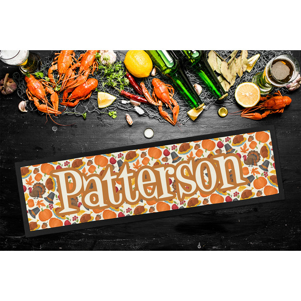 Traditional Thanksgiving Bar Mat - Large - LIFESTYLE