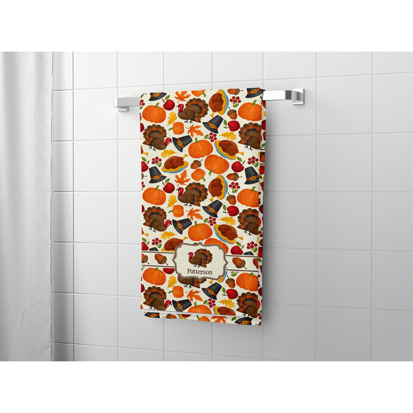 Traditional Thanksgiving Bath Towel - LIFESTYLE