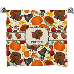 Traditional Thanksgiving Bath Towel (Personalized)
