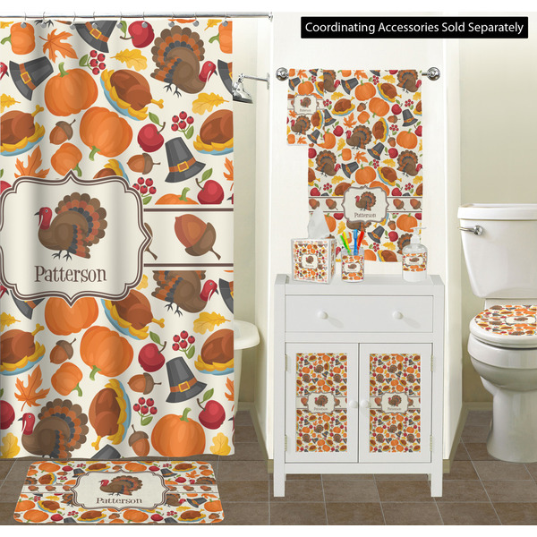 Traditional Thanksgiving Bathroom Scene