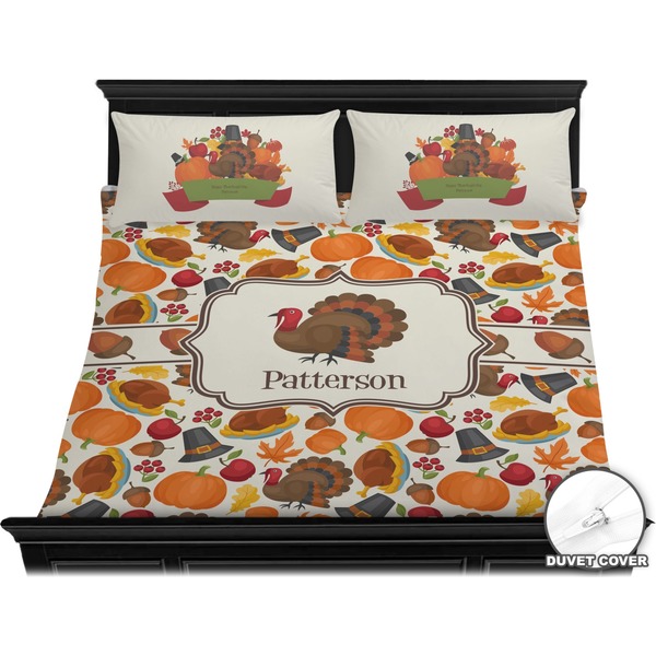 Traditional Thanksgiving Bedding Set (King) - Duvet