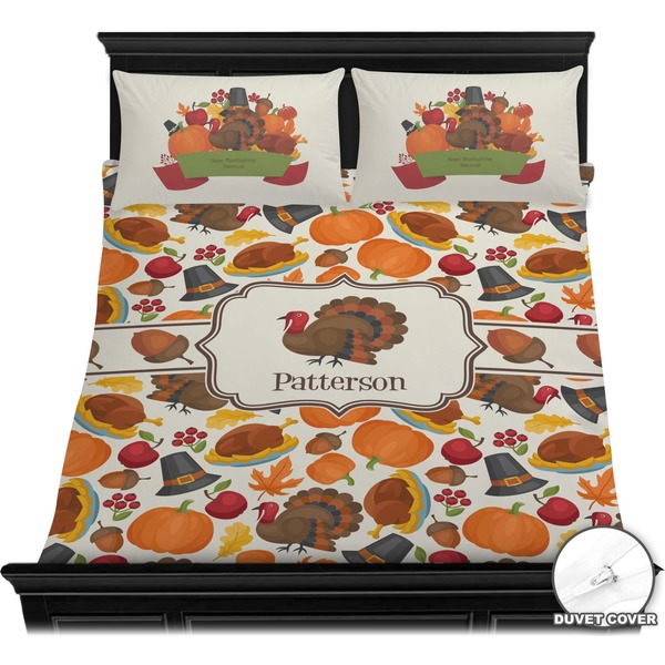 Traditional Thanksgiving Bedding Set (Queen) - Duvet