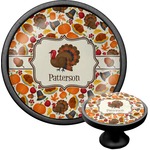 Traditional Thanksgiving Cabinet Knob (Black) (Personalized)