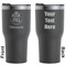 Traditional Thanksgiving Black RTIC Tumbler - Front and Back