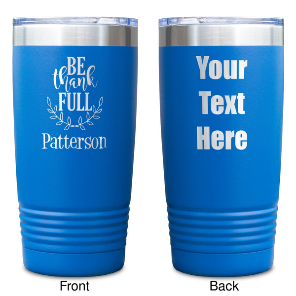 Traditional Thanksgiving Blue Polar Camel Tumbler - 20oz - Double Sided - Approval