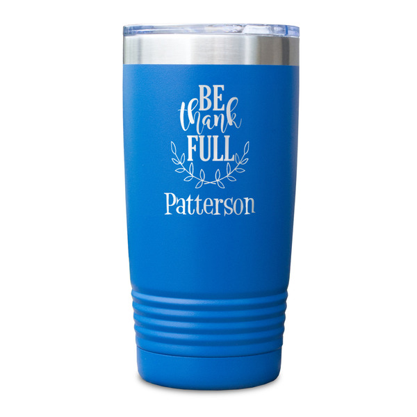 Traditional Thanksgiving Blue Polar Camel Tumbler - 20oz - Single Sided - Approval