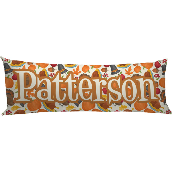 Custom Traditional Thanksgiving Body Pillow Case (Personalized)