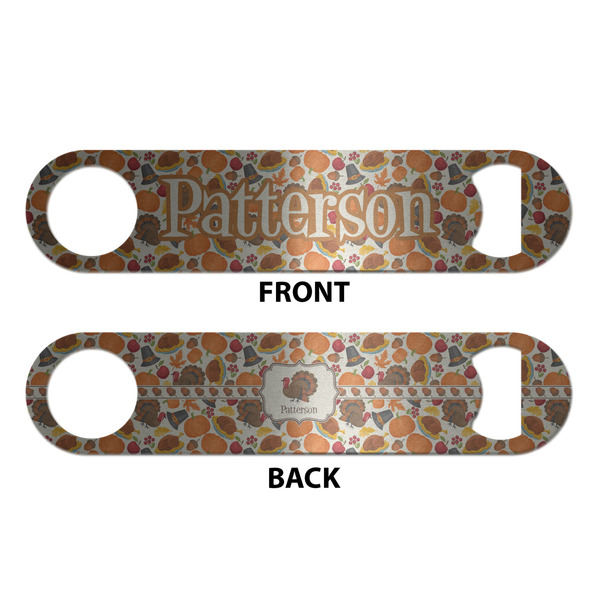 Traditional Thanksgiving Bottle Opener - Front & Back