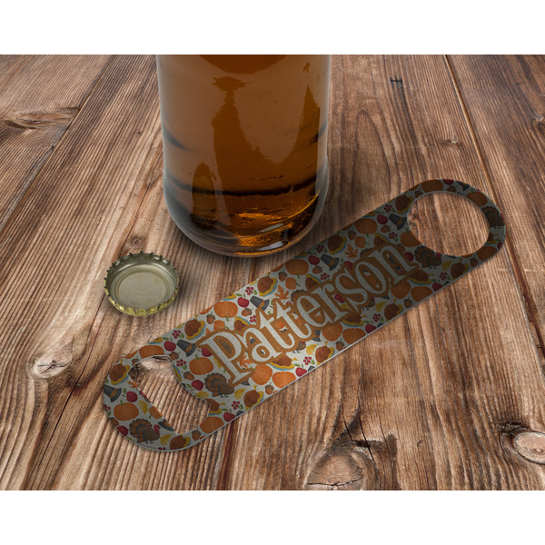 Traditional Thanksgiving Bottle Opener - In Use