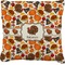 Traditional Thanksgiving Faux-Linen Throw Pillow 26" (Personalized)