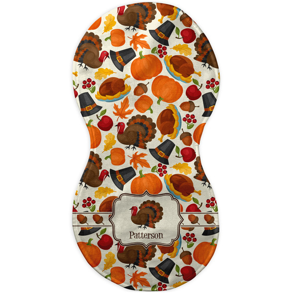 Traditional Thanksgiving Burp Peanut Shaped Flat